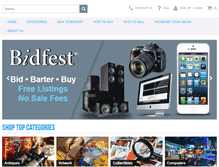 Tablet Screenshot of bidfest.net